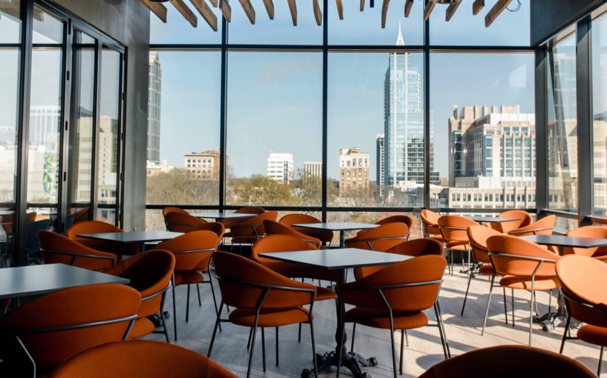 Raleigh Rooftop Restaurant Views