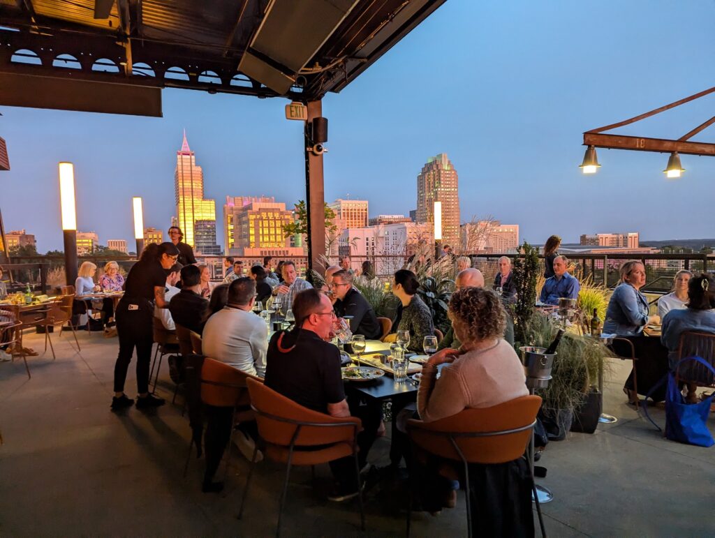 La Terrazza Sunset at Wine to water Fundraiser