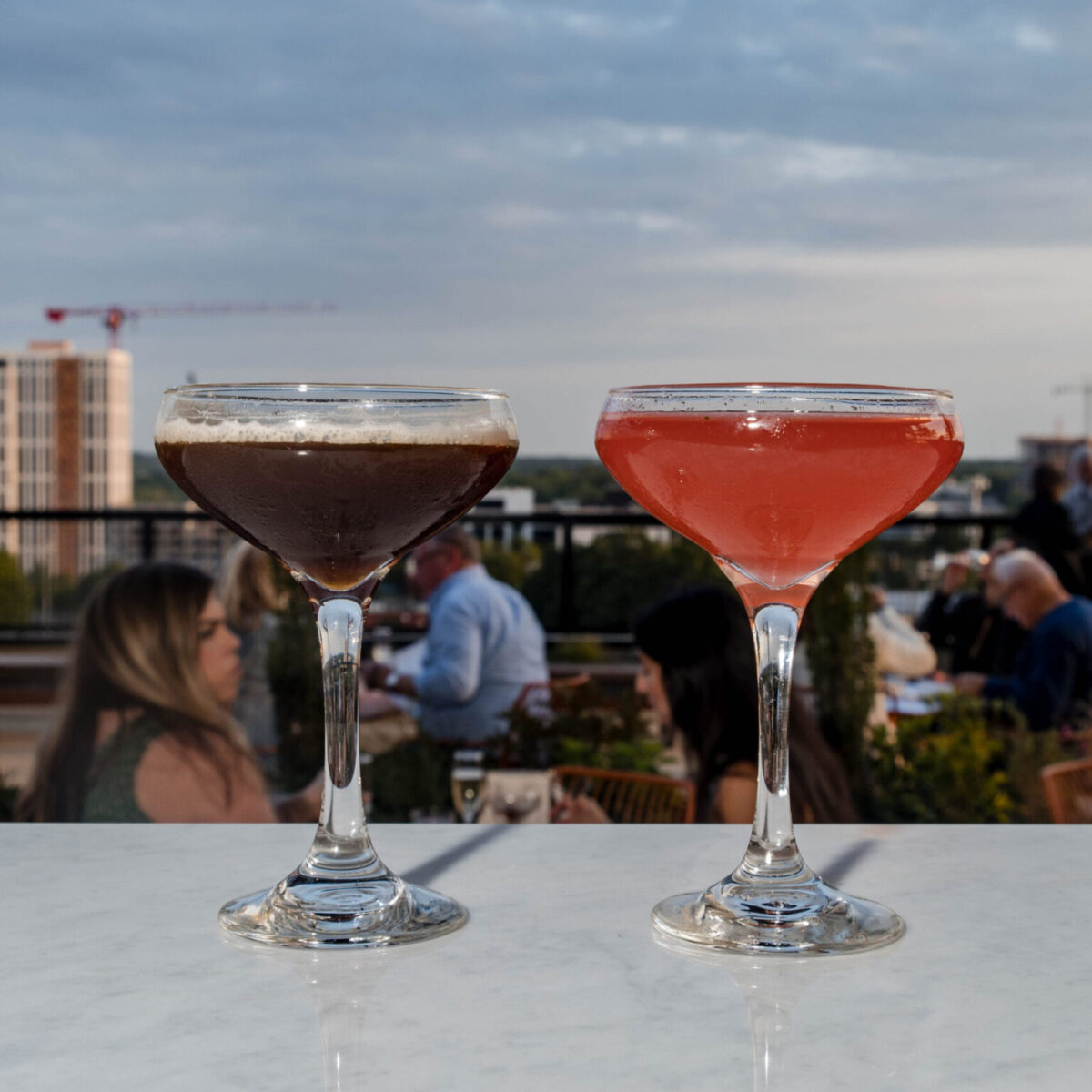 Signature Cocktails La Terrazza Espresso Martini and Fragola Fizz