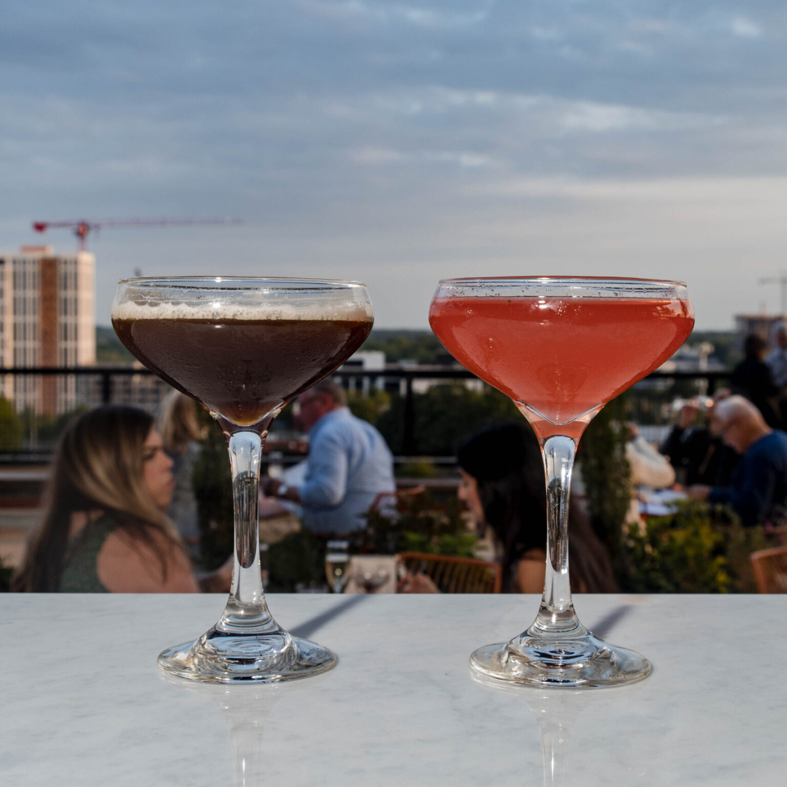 Signature Cocktails La Terrazza Espresso Martini and Fragola Fizz
