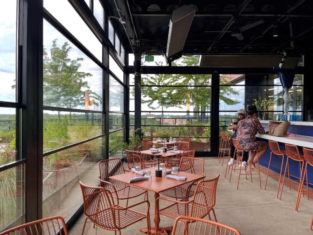 La Terrazza retractable glass wall