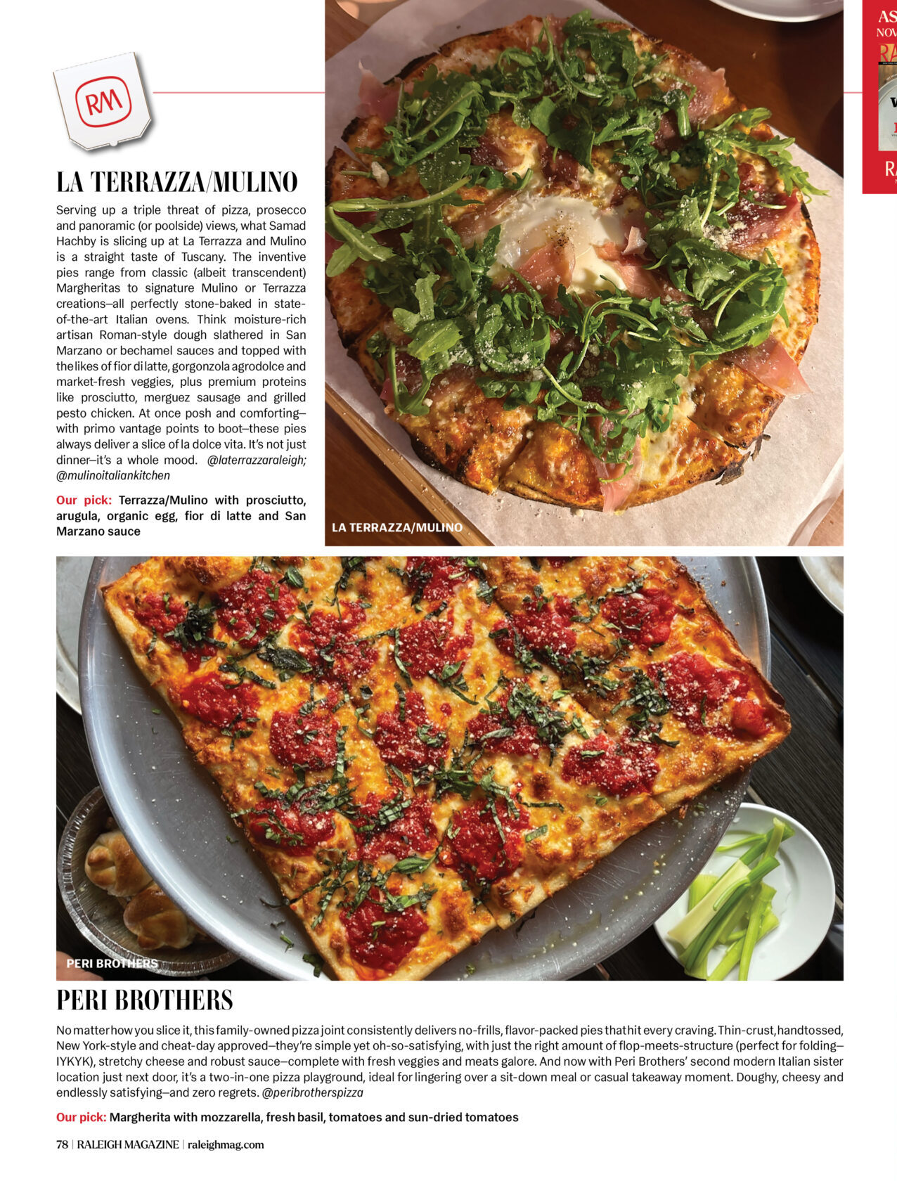 Raleigh Magazine Best Pizza